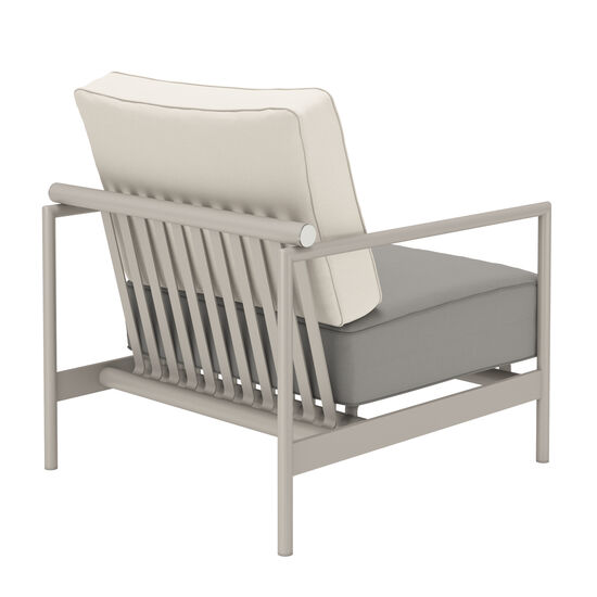 Loreto Armchair incl. cushions in the design "Stone/Linum"