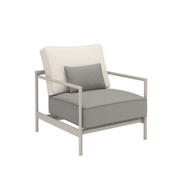Loreto Armchair incl. cushions in the design "Stone/Linum"