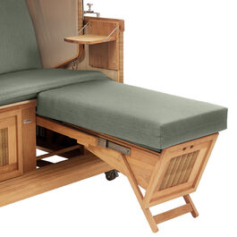 High Footrest Cushion for Strandkorb design "Mineral"