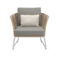 Amari Lounge Armchair incl. cushion in the design "Stone"