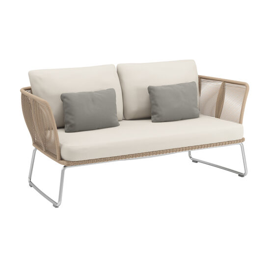 Amari Lounge Two-Seater incl. cushions in the design "Linum"