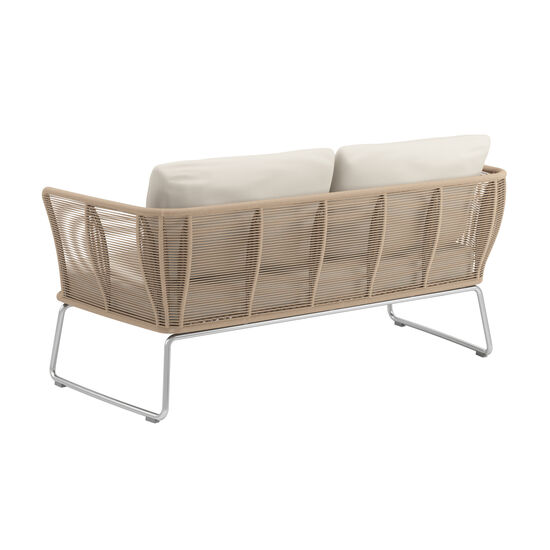 Amari Lounge Two-Seater incl. cushions in the design "Linum"