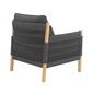 Cavo Armchair anthracite incl. cushion in the design "Anthracite"