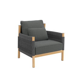 Cavo Armchair anthracite incl. cushion in the design "Anthracite"