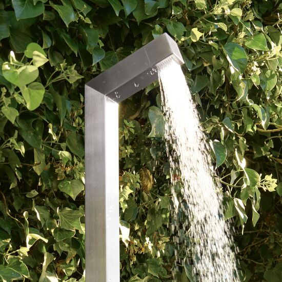 Garden Shower Stainless Steel with Ground Spike