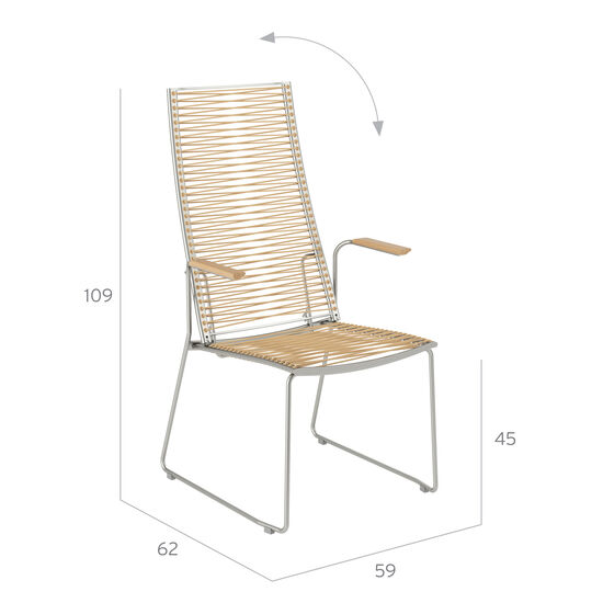 Pan Highback 75, Brown