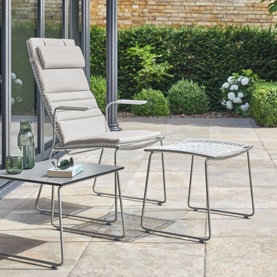 Pan Chair Footstool, White