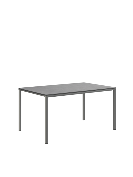 Portland Table Stainless Steel Graphite/HPL Shade