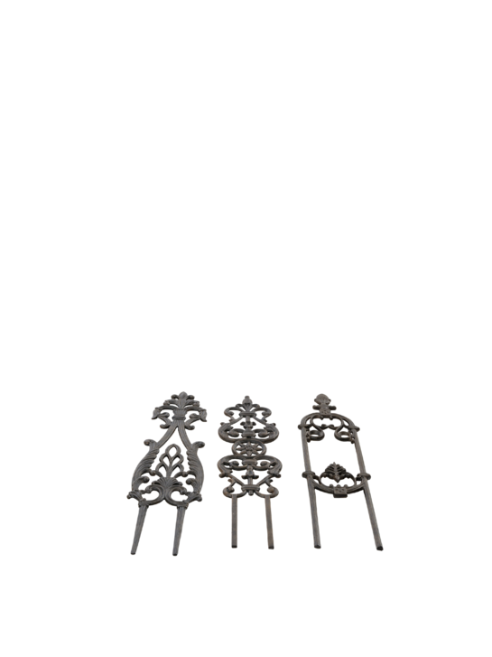 Iron Ornament, Set of 3