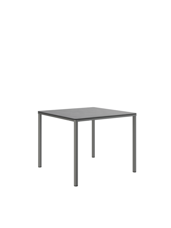 Portland Table Stainless Steel Graphite/HPL Shade