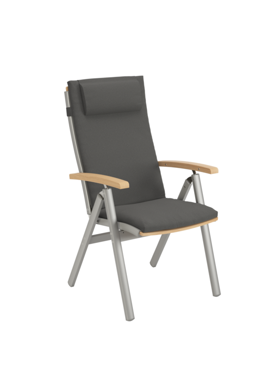 Cushion for Monterey Silk Recliner Anthracite, 2 pieces