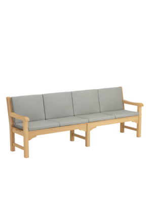 Back Cushion set for Summerfield / Kensington Bench 240 Stone, Set of 4