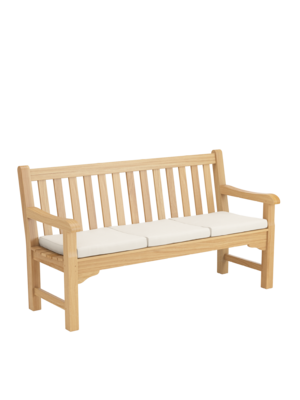 Seat Cushion Set for Summerfield / Kensington Bench 150 Linum, Set of 3