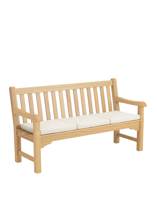 Seat Cushion Set for Summerfield / Kensington Bench 150 Linum, Set of 3