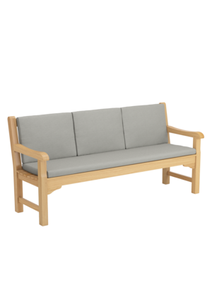 Back Cushion Set for Summerfield / Kensington Bench 180 Stone, Set of 3