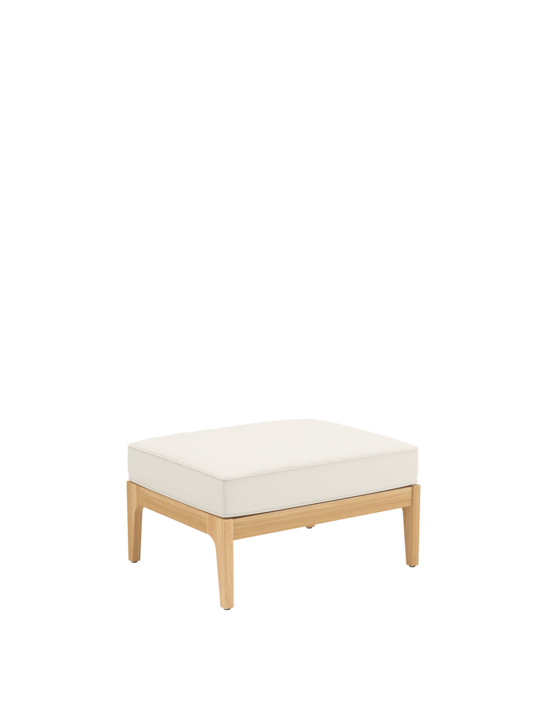 Newhaven Footstool incl. cushion Linum/seams Linum