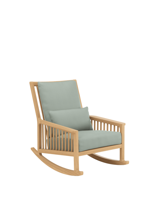 Newhaven Rocking Chair incl. cushions Mineral/seams Mineral