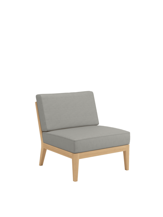 Valencia Lounge Middle Element Stone/seams Stone