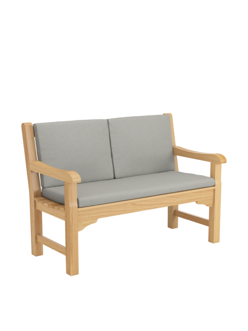Back Cushion Set for Summerfield / Kensington Bench 120 / 125 Stone, Set of 2