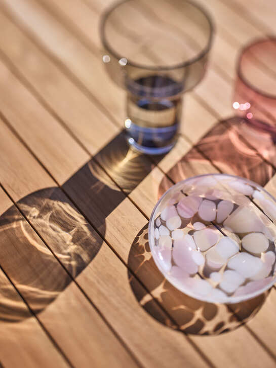 Portland Table Aluminium/Teak