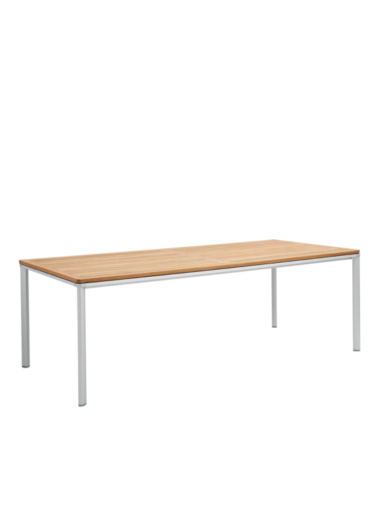 Portland Table Aluminium/Teak