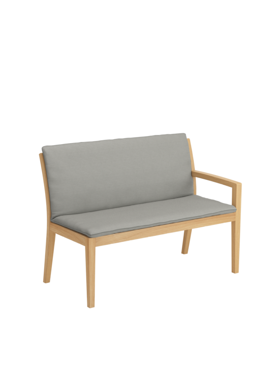 Cushion for Valencia Bench Element 120 Stone/seams Stone
