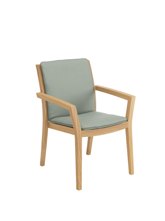 Cushion for Valencia Armchair Mineral piped