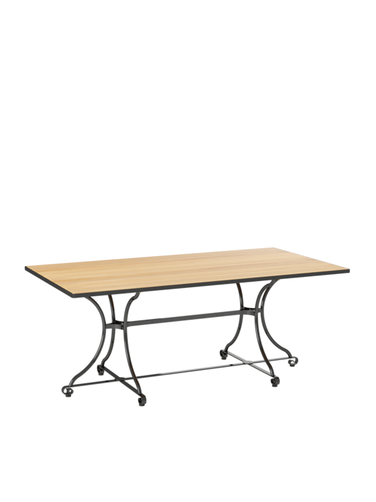 Fontenay Low Dining Table Teak rectangular