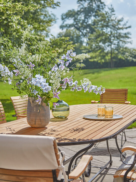 Fontenay Table Teak oval, foldable