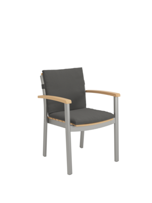 Cushion for Monterey Silk Armchair Anthracite