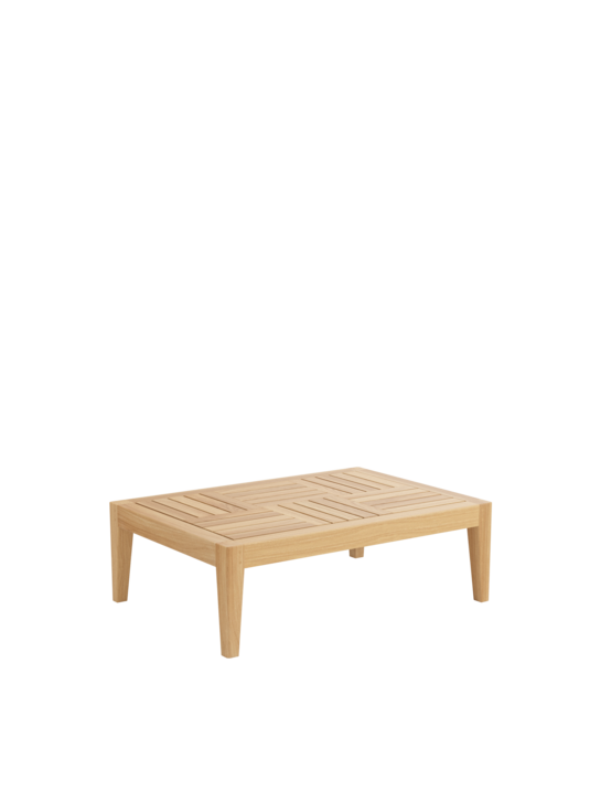 Valencia Lounge Coffee Table with teak top