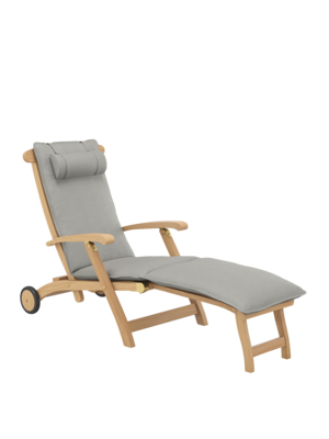 Cushion for Royal Princess Deck Chair with longer footrest Stone
