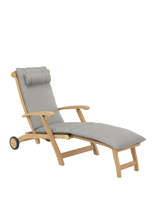 Cushion for Royal Princess Deck Chair with longer footrest Stone