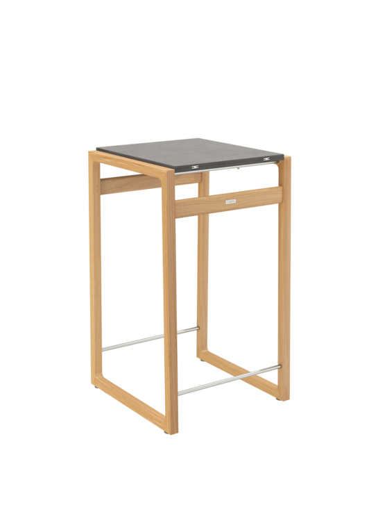 Benton Bar Table Teak/HPL Shade, extendable