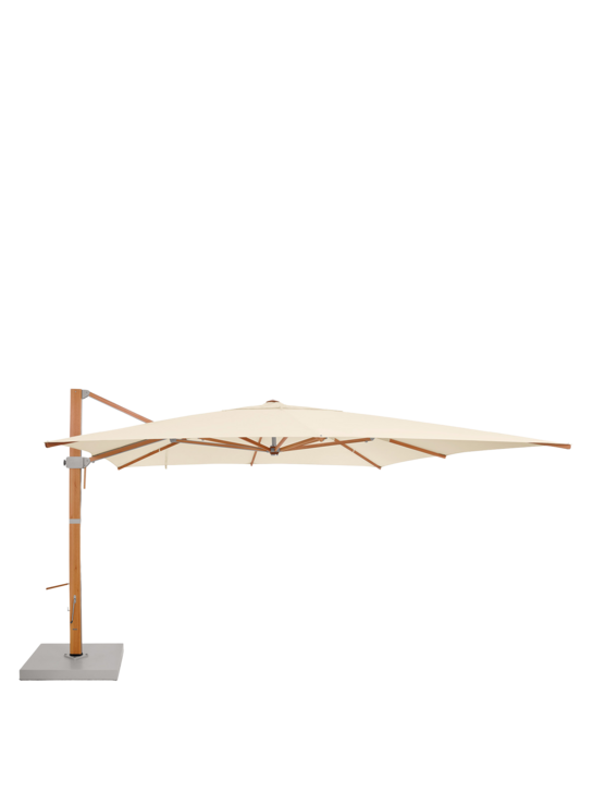 Positano Parasol 350 x 350 cm square, Ivory