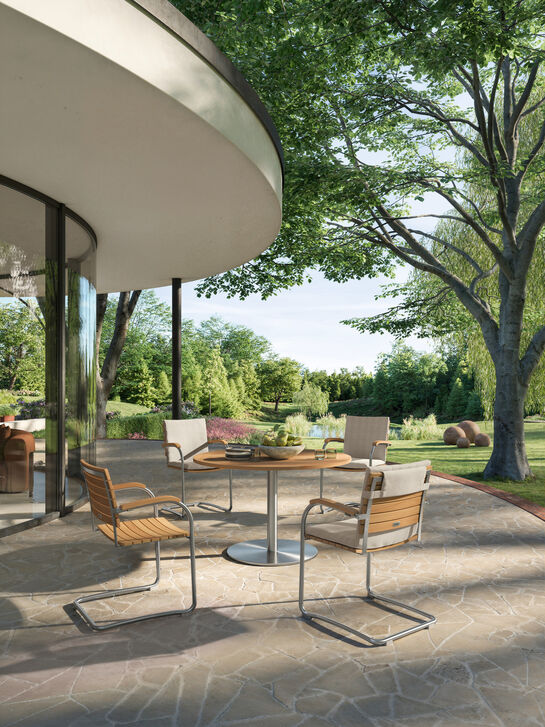 Bolero Cantilever Chair Teak