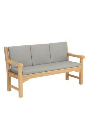Back Cushion Set for Summerfield / Kensington Bench 150 Stone, Set of 3