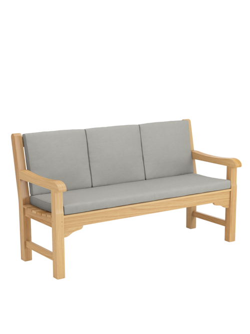 Back Cushion Set for Summerfield / Kensington Bench 150 Stone, Set of 3