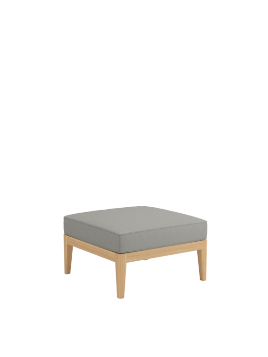 Valencia Lounge Footstool Stone/seams Stone