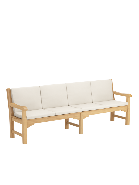 Back Cushion Set for Summerfield / Kensington Bench 240 Linum, Set of 4