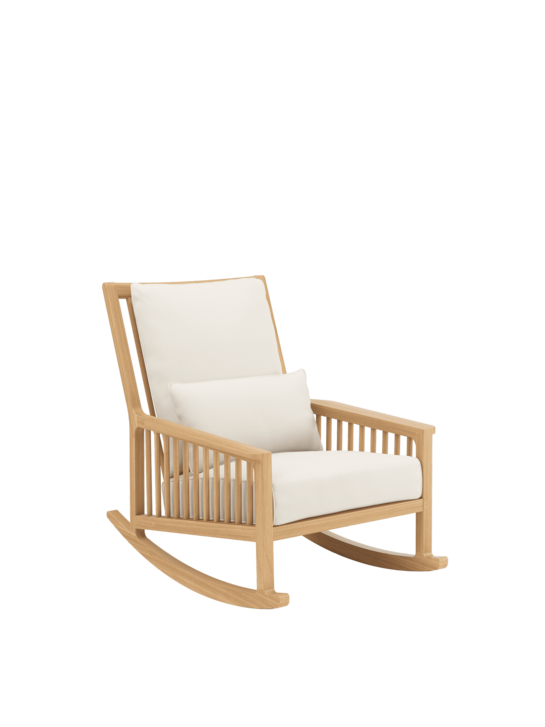 Newhaven Rocking Chair incl. cushions Linum/seams Linum