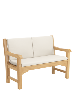 Back Cushion Set for Summerfield / Kensington Bench 120 Linum, Set of 2
