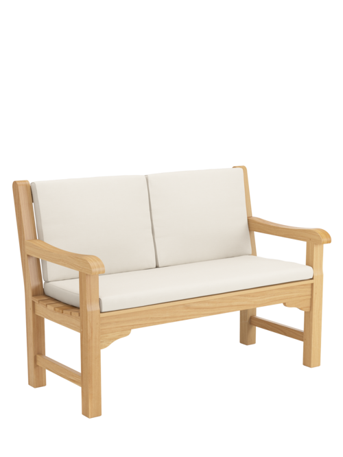 Back Cushion Set for Summerfield / Kensington Bench 120 Linum, Set of 2