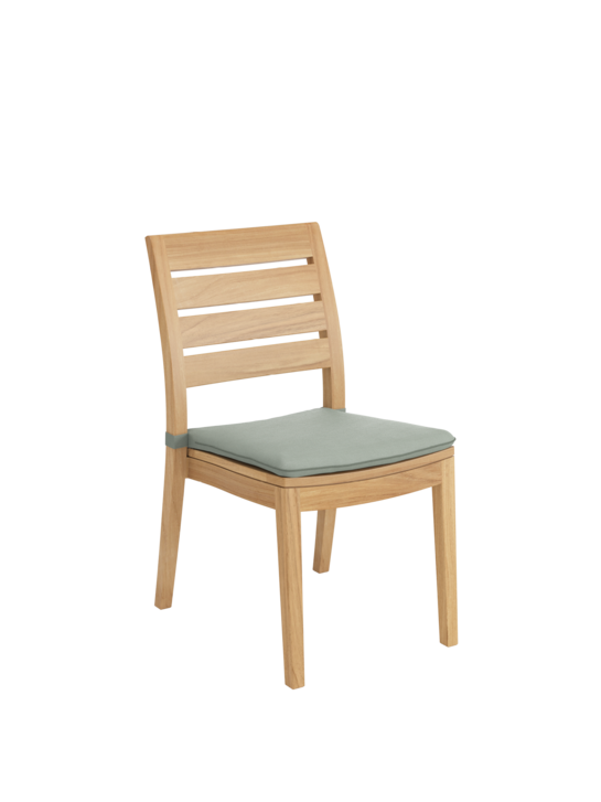 Seat Cushion for Valencia Chair Mineral piped