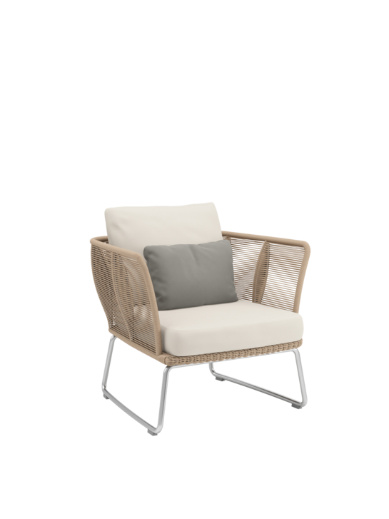 Amari Lounge Armchair incl. cushions Stone