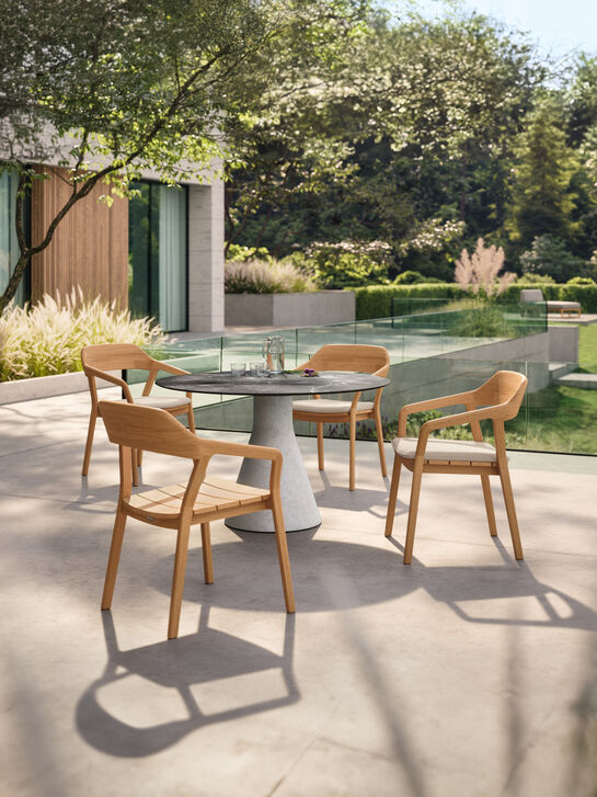 Namur Pedestal Table 120