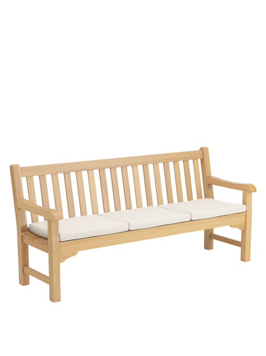 Seat Cushion Set for Summerfield / Kensington Bench 180 Linum, Set of 3