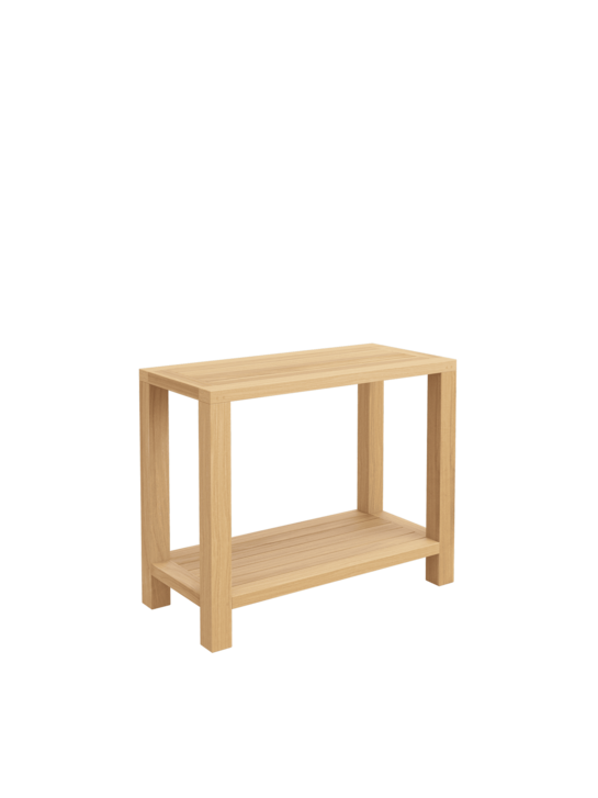 Square Console Table Teak