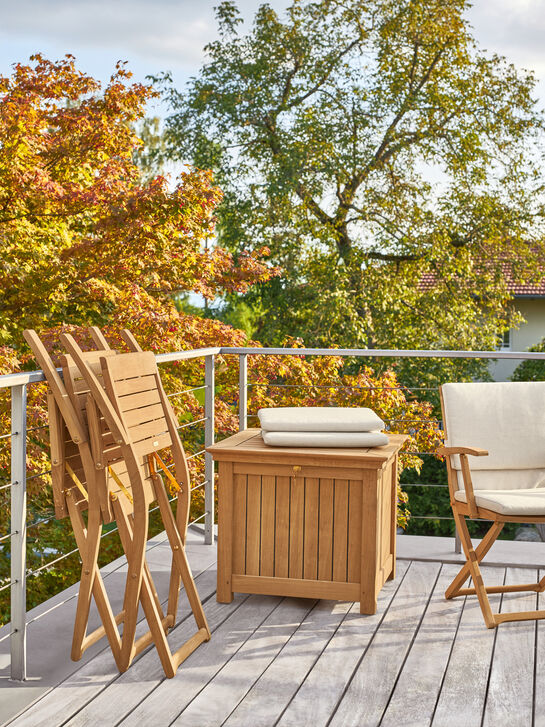 Cushion Chest Teak S