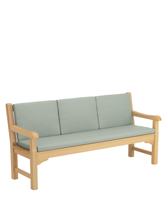 Back Cushion Set for Summerfield / Kensington Bench 180 Mineral, set of 3